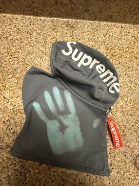 Grey Heat Reactive Supreme Skimask